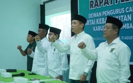 Jelang Muktamar di Bali, DPC PKB Jombang Dukung Muhaimin Iskandar