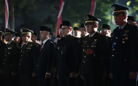 Apel Kehormatan dan Renungan Suci Kota Batu Berjalan Khidmat
