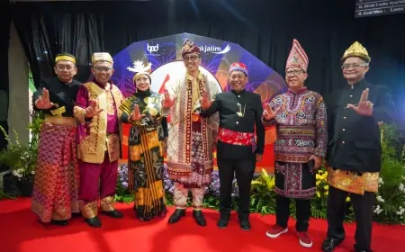 Jatimers Defile Meriahkan Momentum HUT ke 79 dan HUT ke-63 Bank Jatim