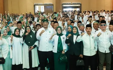 Ribuan Kader PKB Kabupaten Kediri Siap Menangkan Deny-Muda di Pilbup 2024