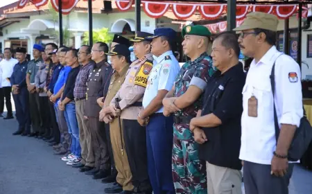 Polres Madiun Mantapkan Kesiapan Pilkada dengan Apel Gelar Pasukan dan Deklarasi Damai
