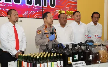Polres Batu Amankan 255 Jenis Miras