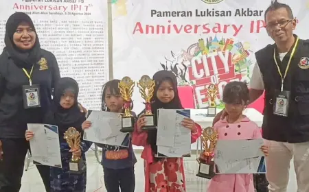 Lomba Mewarnai Anak-anak Beri Warna Baru dalam Pameran Akbar IPI di Balai Pemuda