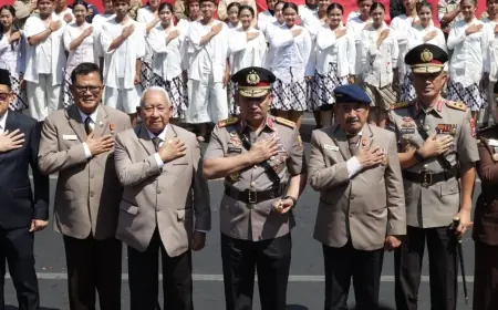Perdana, Peringatan Hari Juang Polri di Surabaya Dihadiri Kapolri dan Kapus Sejarah Polri