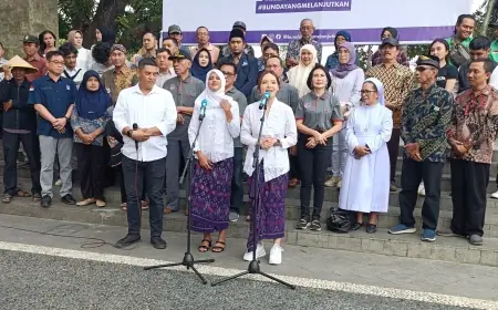 Bunda Fey dan Regina Deklarasi Maju Pilwali Kediri 2024