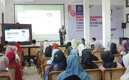 Dorong Perkembangan UMKM, Diskominfo Kota Malang Rangkul PWI Gelar Pelatihan Digital Branding