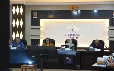 Pj Wali Kota Kediri Beri Arahan Pada Rapat Koordinasi Pemberantasan Korupsi