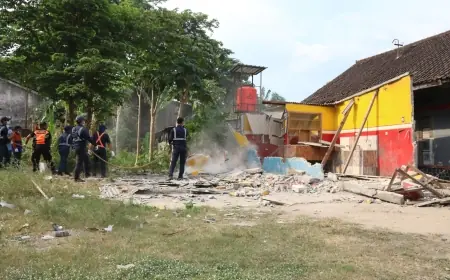 PT KAI Daop 7 Madiun Lakukan Sterilisasi dan Pelestarian Bangunan Stasiun Pagotan