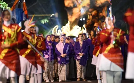 Buka Kediri Nite Carnival, Pj Wali Kota Sapa Masyarakat Kota Kediri