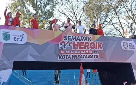 Jalan Sehat Heroik, Diikuti Puluhan Ribu Masyarakat Batu