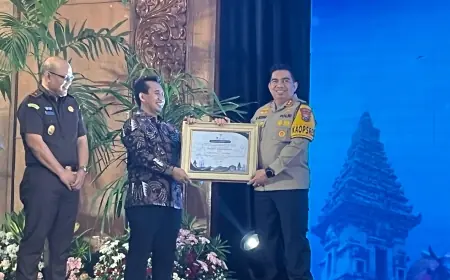 Polres Madiun Raih Nomor 2 Penghargaan Kinerja Pelaksanaan Anggaran Terbaik Semester I 2024.
