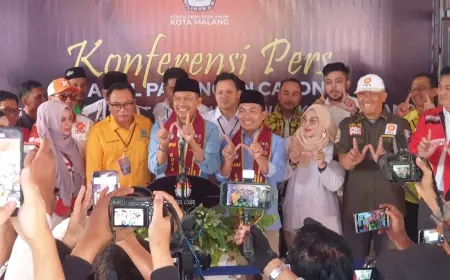 Perpaduan Kolonial - Milenial, Pasangan WALI Diusung 13 Partai Pendukung