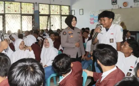 Cegah Kenakalan Remaja, Polres Probolinggo Ajak Pelajar Wujudkan Generasi Muda Bermartabat