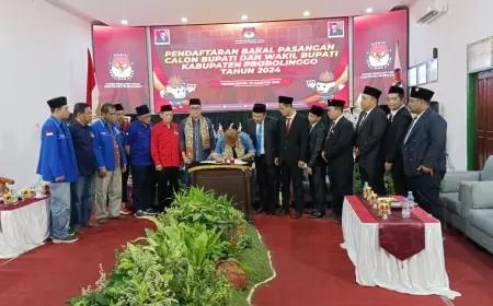 Paslon Zulmi - Rasyid Daftar Ulang ke KPU Kabupaten Probolinggo, Ada Apa?