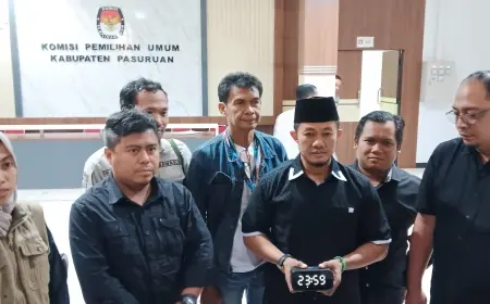 KPU Kabupaten Pasuruan Verifikasi Hanya 2 Calon Bupati Yang Mendaftara