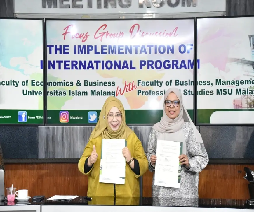 FEB Unisma dan MSU Malaysia Sukses Gelar FGD Perkuat Kolaborasi Internasional  