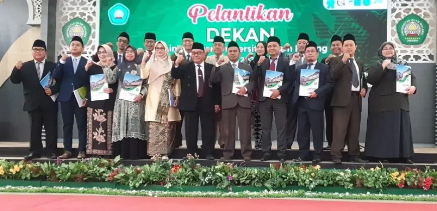 Wajah Baru Gerbong Wakil Rektor Unisma Beserta Para Dekannya