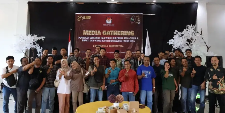 Media Gathering, Ini Paparan KPU Bondowoso Soal Tahapan Pilkada 2024