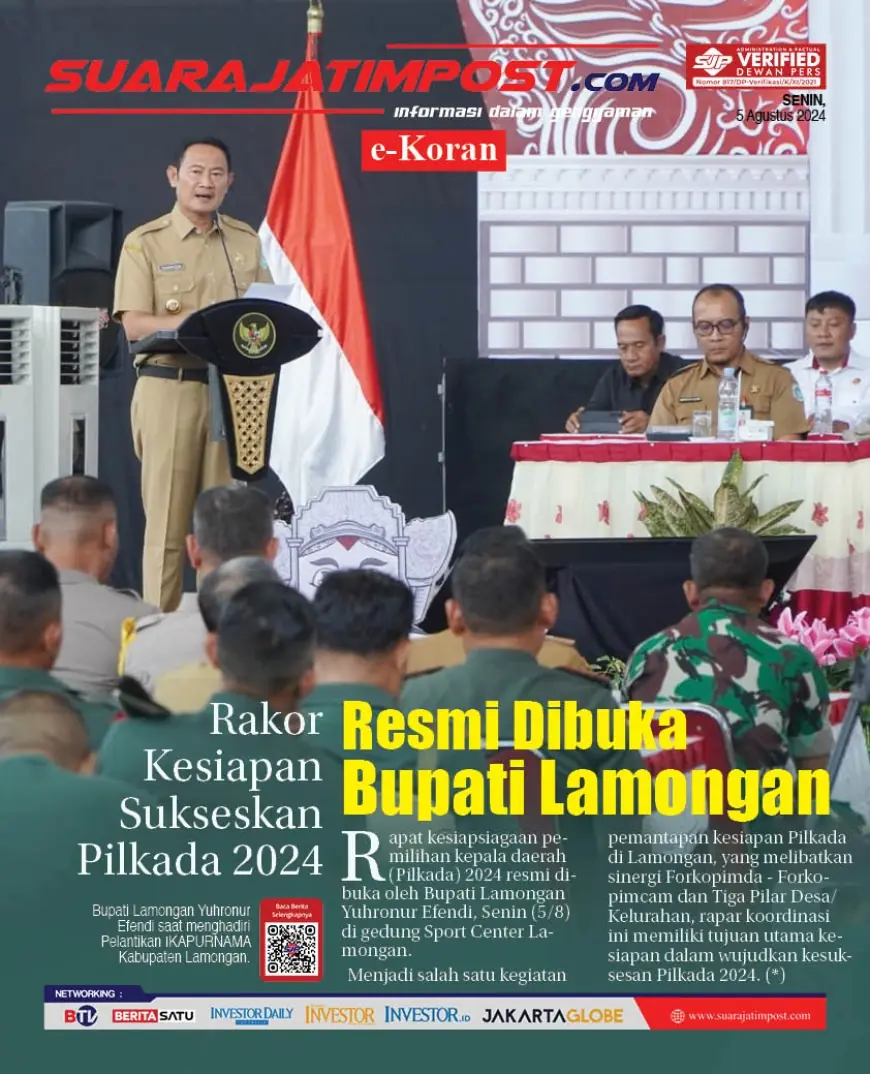 eKoran, Edisi Senin, 5 Agustus 2024