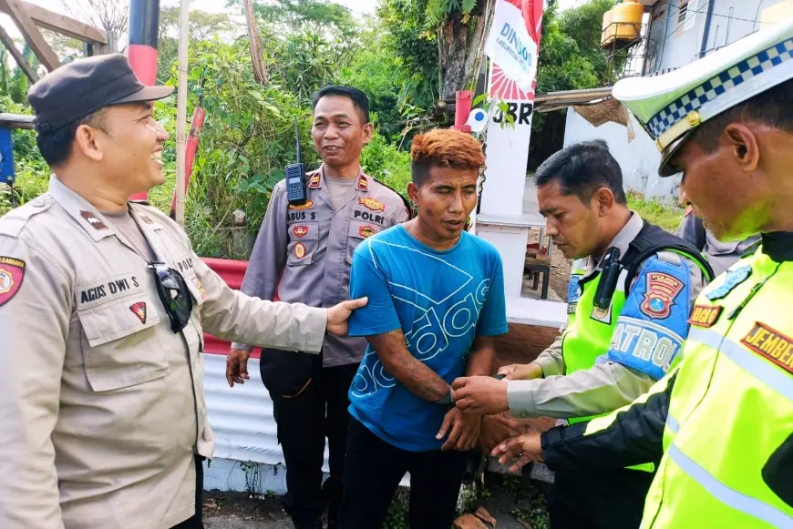 Polisi Ringkus DPO Asyik Nonton Jember Fashion Carnival