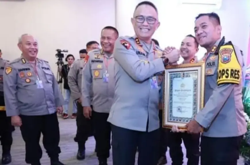 Polres Nganjuk Peringkat 3 Kinerja Pelaksanaan Anggaran Terbaik, Begini Pesan Kapolres