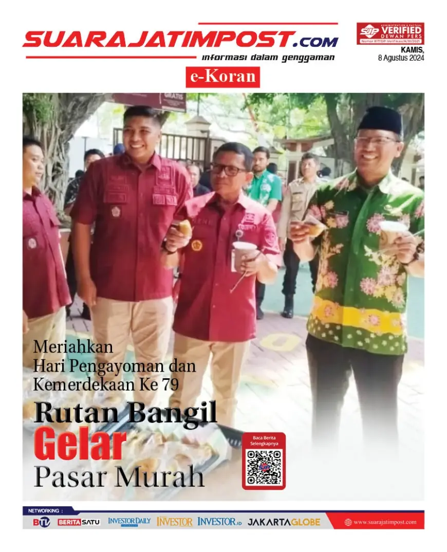 eKoran, Edisi Kamis, 8 Agustus 2024