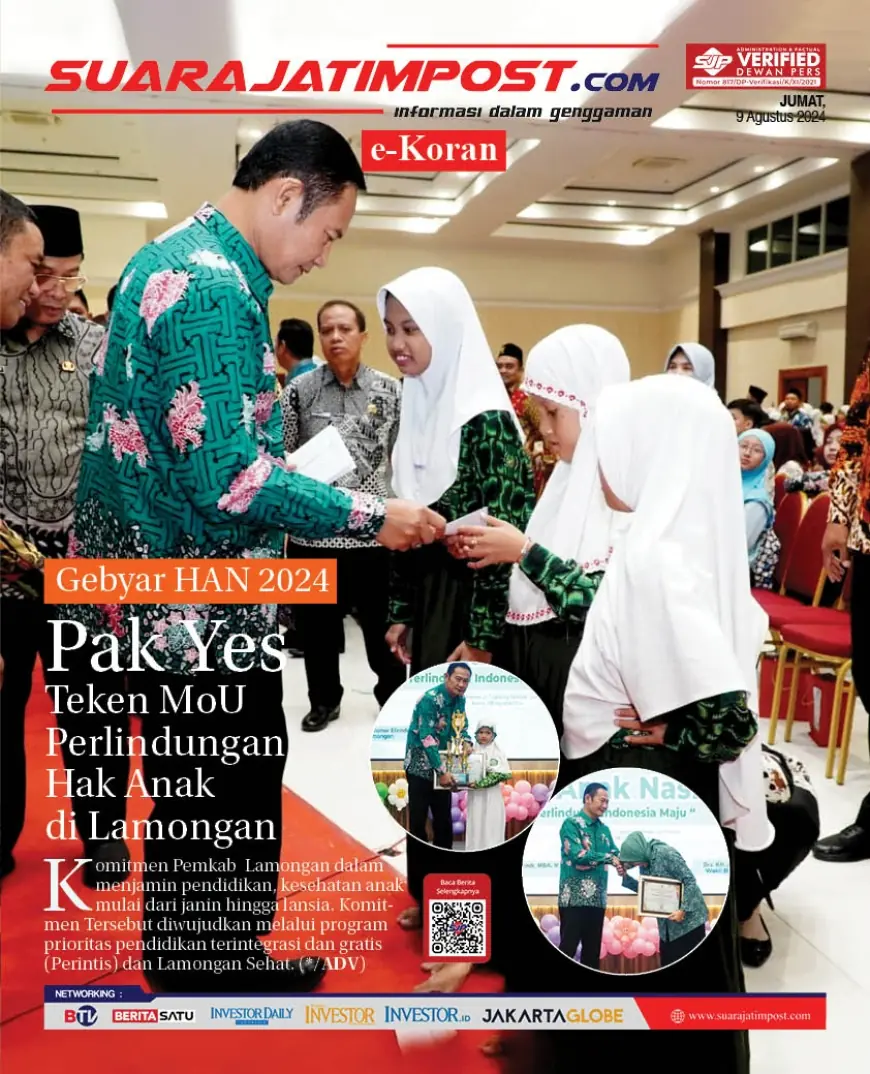 eKoran, Edisi Jumat, 9 Agustus 2024