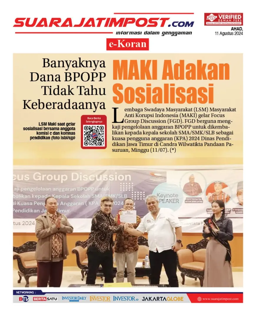 eKoran, Edisi Ahad, 11 Agustus 2024