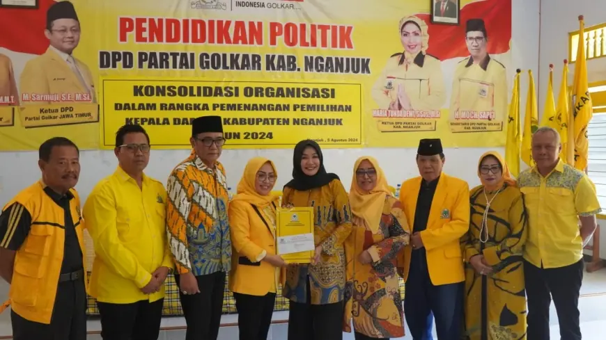 Airlangga Mundur dari Kursi Ketum, Golkar Nganjuk Tetap Solid di Pilkada 2024