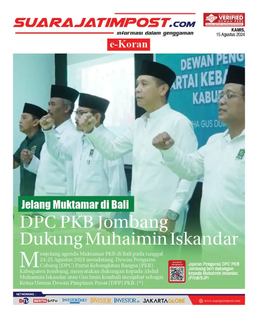 eKoran, Edisi Kamis, 15 Agustus 2024