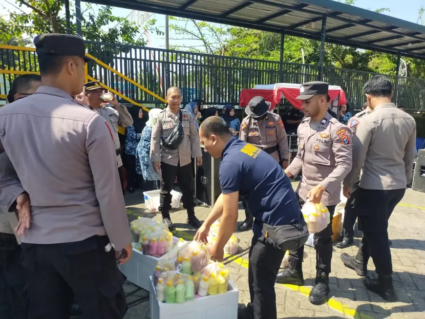 RS Bhayangkara TK III Hasta Brata Batu Ikut Turunkan Personil Medis Dan Jaga Kesehatan Personil Sispamkota Polres Batu