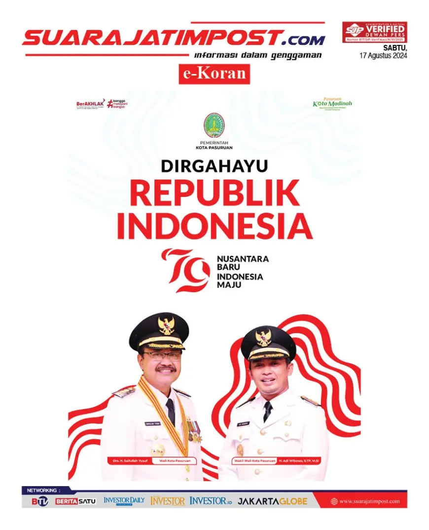 eKoran, Edisi Sabtu, 17 Agustus 2024