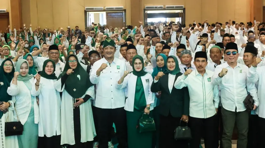 Ribuan Kader PKB Kabupaten Kediri Siap Menangkan Deny-Muda di Pilbup 2024