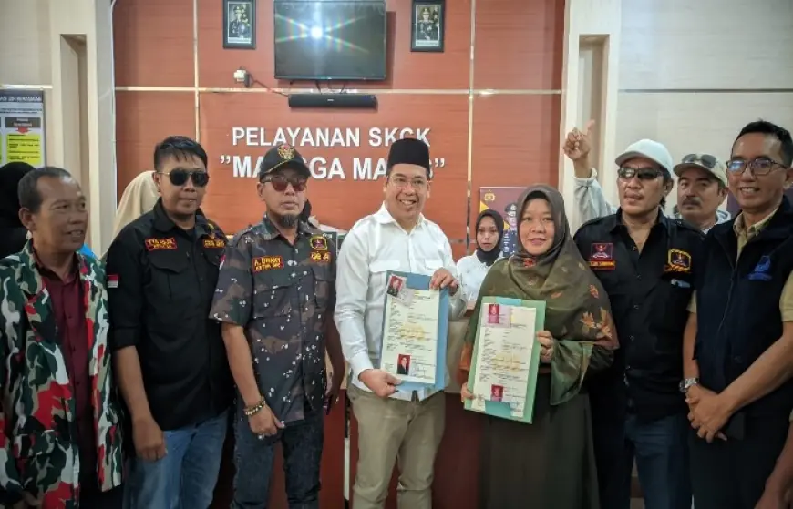 Datangi Polres Probolinggo Kota, Aminuddin - Ina Tuntaskan Urus SKCK untuk Persyaratan Pillwali