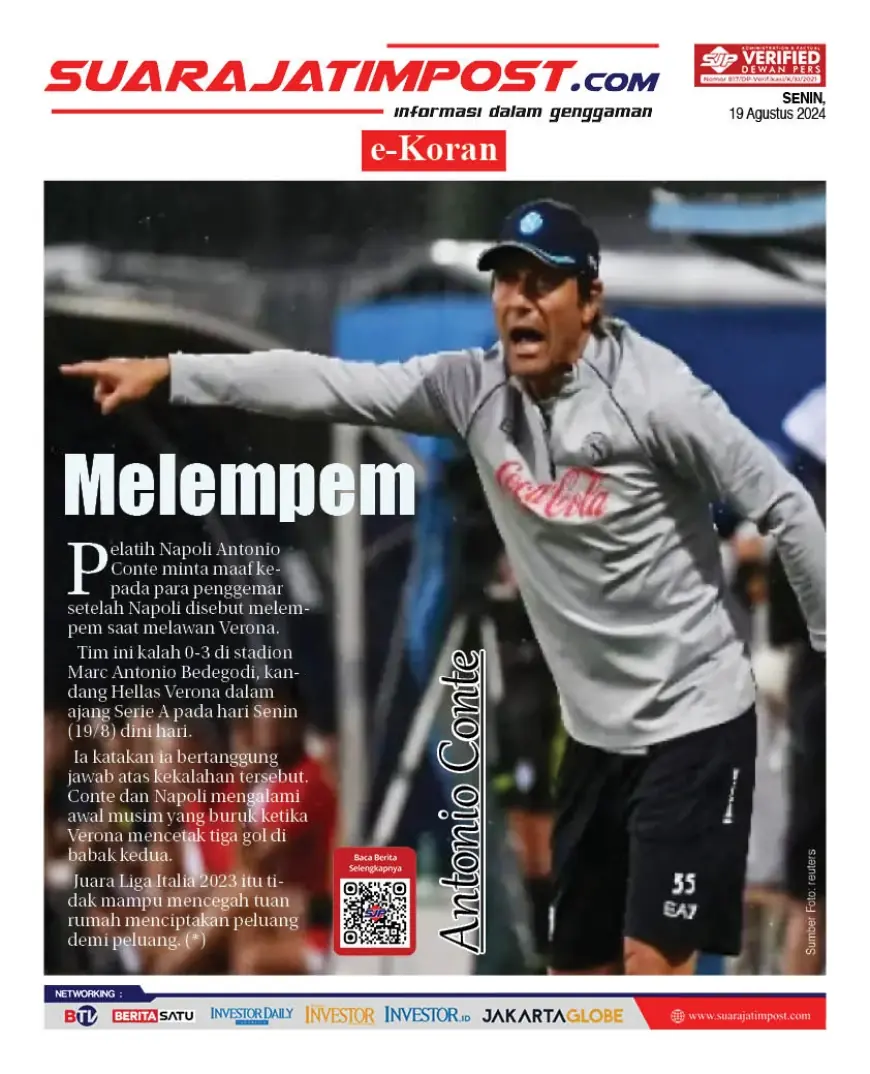 eKoran, Edisi Senin, 19 Agustus 2024