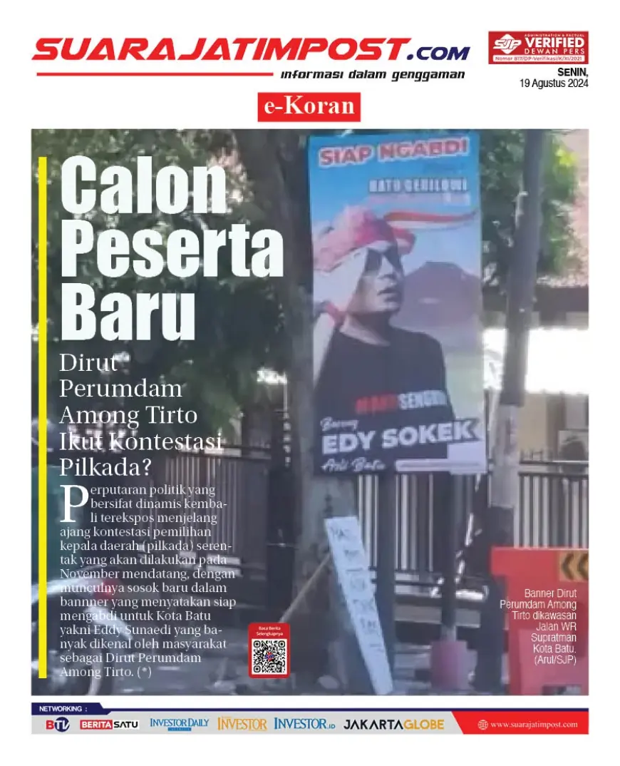 eKoran, Edisi Senin, 19 Agustus 2024