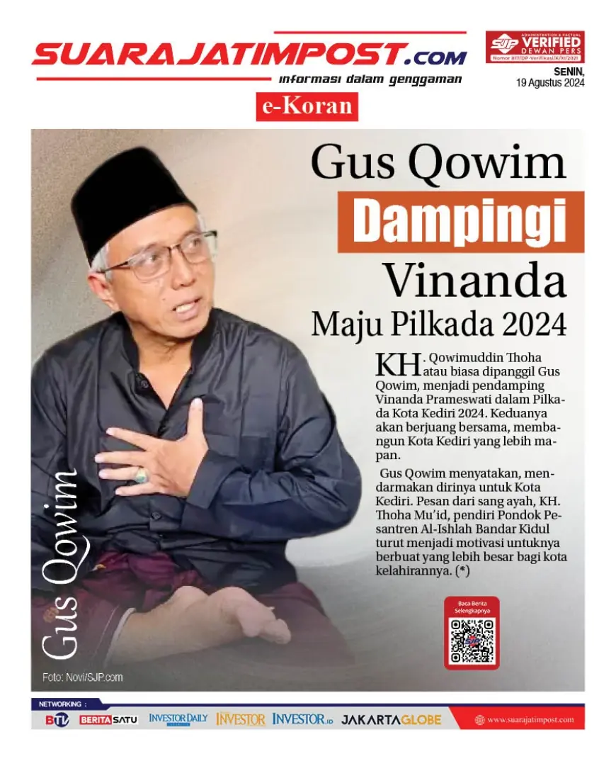 eKoran, Edisi Senin, 19 Agustus 2024