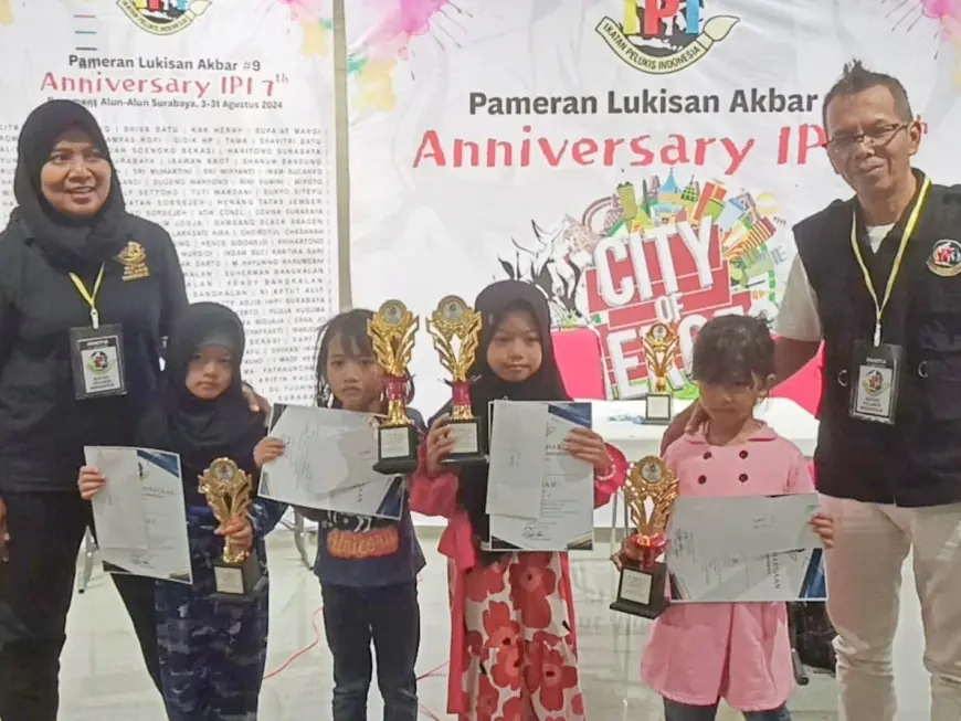 Lomba Mewarnai Anak-anak Beri Warna Baru dalam Pameran Akbar IPI di Balai Pemuda