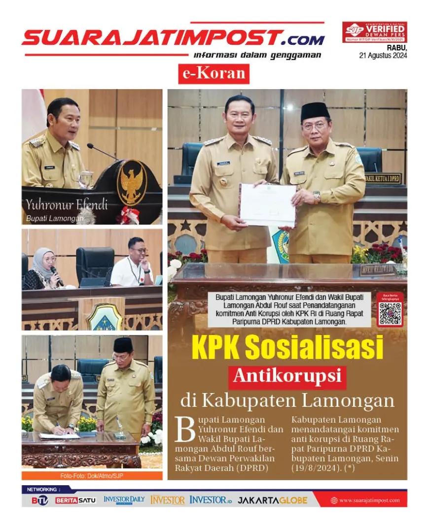 eKoran, Edisi Rabu, 21 Agustus 2024