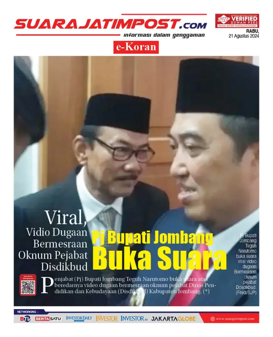 eKoran, Edisi Rabu, 21 Agustus 2024