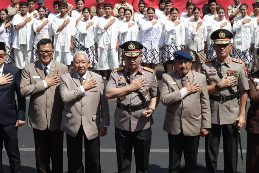 Perdana, Peringatan Hari Juang Polri di Surabaya Dihadiri Kapolri dan Kapus Sejarah Polri