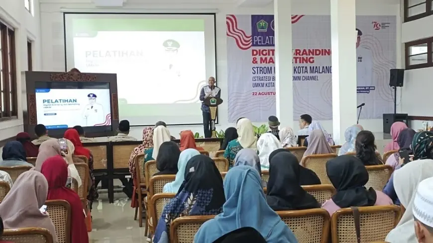 Dorong Perkembangan UMKM, Diskominfo Kota Malang Rangkul PWI Gelar Pelatihan Digital Branding