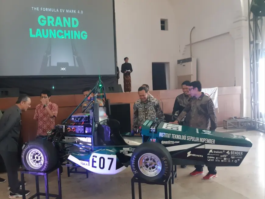 Tim Anargya ITS Kenalkan Formula EV Mark 4.0, Siap Taklukkan FSAE Jepang 2024