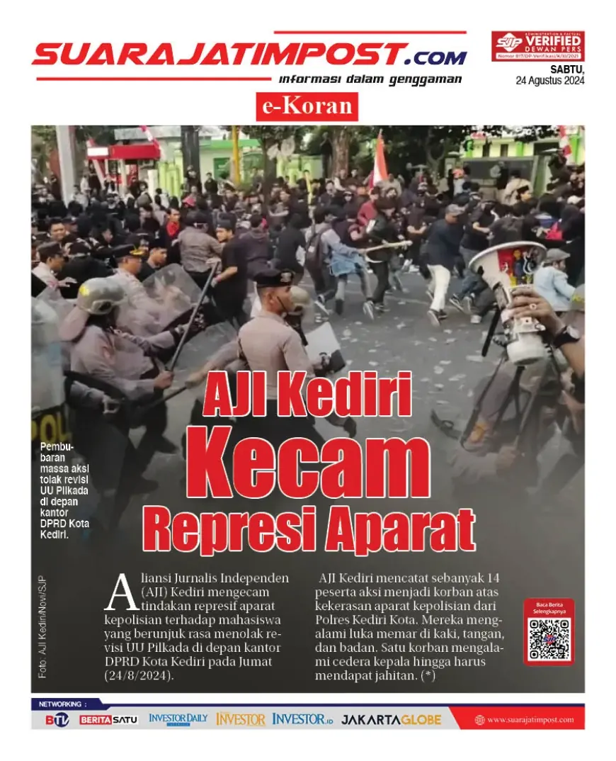 eKoran, Edisi Sabtu, 24 Agustus 2024