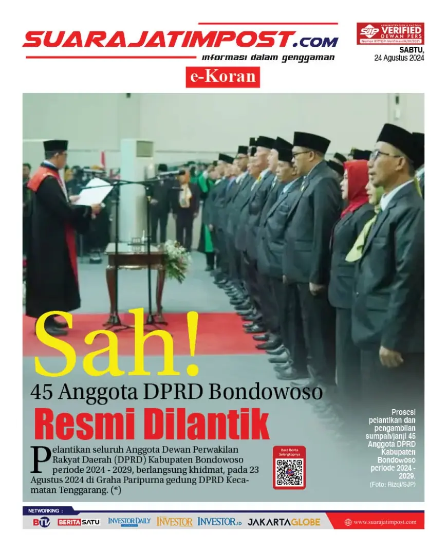 eKoran, Edisi Sabtu, 24 Agustus 2024