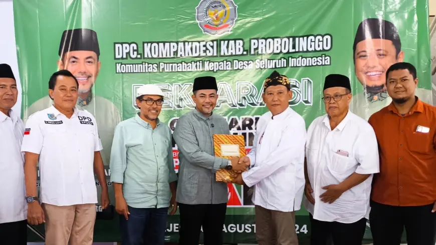 Pensiunan Kepala Desa di Probolinggo Kompak Dukung Gus Haris - Ra Fahmi