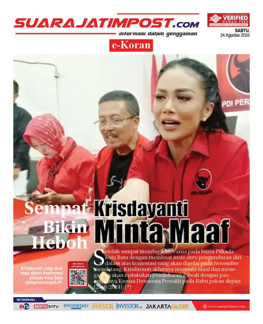 eKoran, Edisi Sabtu, 24 Agustus 2024