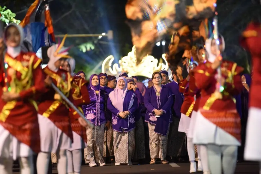 Buka Kediri Nite Carnival, Pj Wali Kota Sapa Masyarakat Kota Kediri