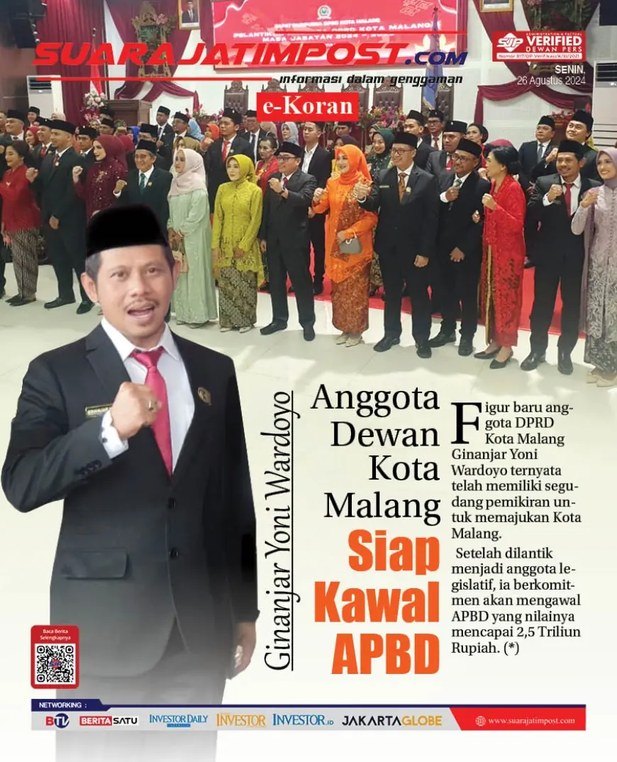 eKoran, Edisi Senin, 26 Agustus 2024