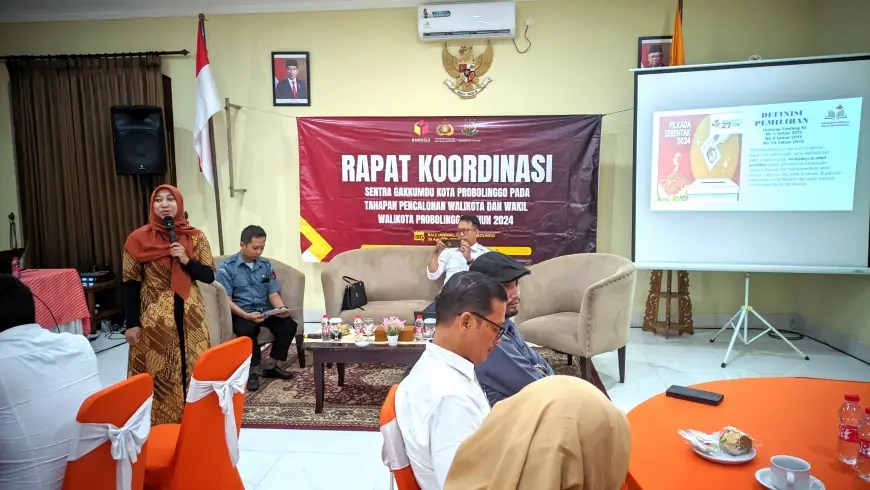 Gelar Rakor Gakkumdu, Bawaslu Kota Probolinggo Ajak Berbagai Pihak Samakan Persepsi